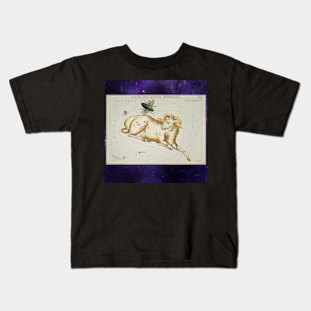 Aries, and Musca Borealis. Kids T-Shirt by Rosettemusicandguitar